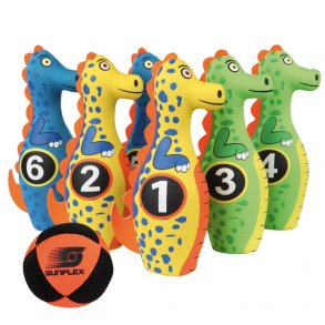 Dino keglespil, neopren skum