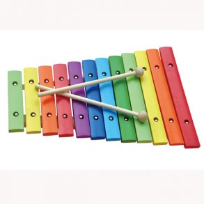 Xylofon i tr m/farver, Woet