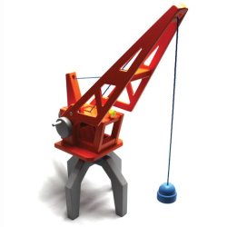 Container Kran, tr orange