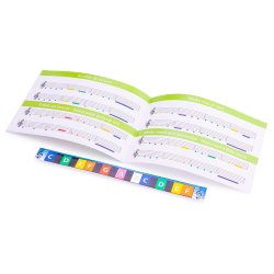 Brne klaver - lyserd m/node hfte