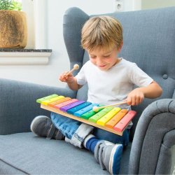 Xylofon i tr m/farver, Woet