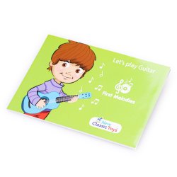 Guitar 60 cm - natur/lys brun