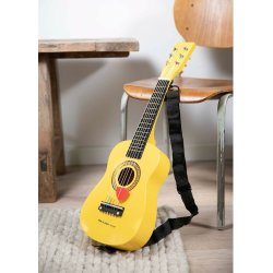 Gul guitar til brn, 60 cm