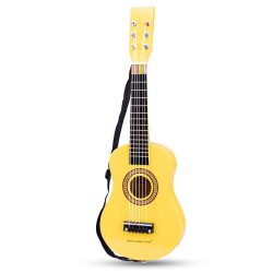 Gul guitar til brn, 60 cm