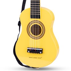 Gul guitar til brn, 60 cm