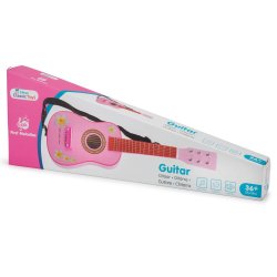 Guitar lyserd/ rosa, 60 cm