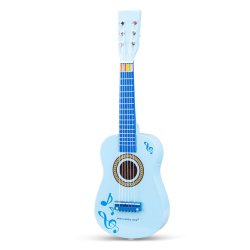 Guitar til brn bl m/node, 60 cm