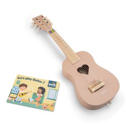 Guitar hjerte rosa 60 cm tr, Woet