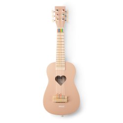 Guitar hjerte rosa 60 cm tr, Woet