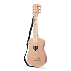 Guitar hjerte rosa 60 cm tr, Woet