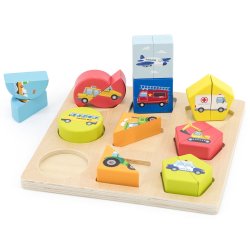 To-delt trklods pulsespil, tr, Kretjer