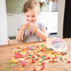 Trperler, douche farver med snor, Woet