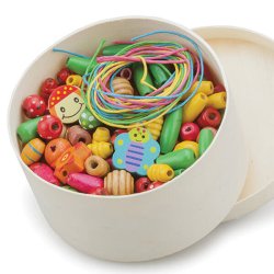 Trperler, douche farver med snor, Woet