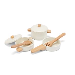 Wooden pan set (white), Woet
