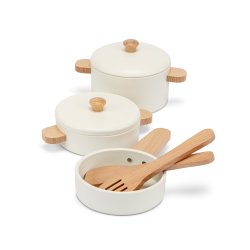 Wooden pan set (white), Woet