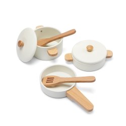 Wooden pan set (white), Woet