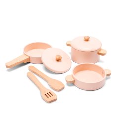 Wooden pan set (pink), Woet