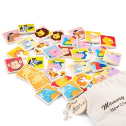 Huskespil m/ dyr i tr, Woet