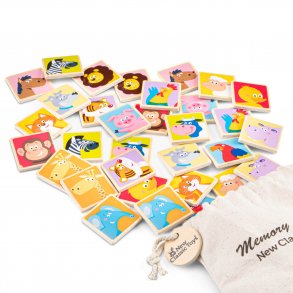 Huskespil m/ dyr i tr, Woet