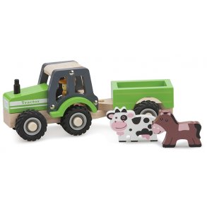 Traktor m/anhnger & dyr