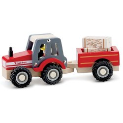 Traktor m/halmballer