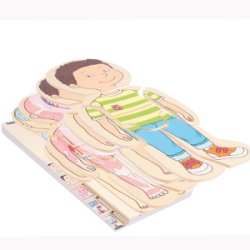 Dreng, 5-lags puslespil i tr