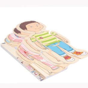 Dreng, 5-lags puslespil i tr