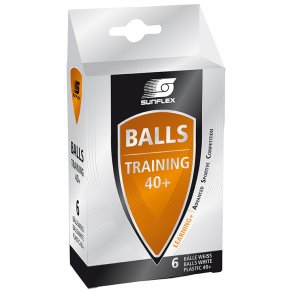 Bordtennisbolde, hvide