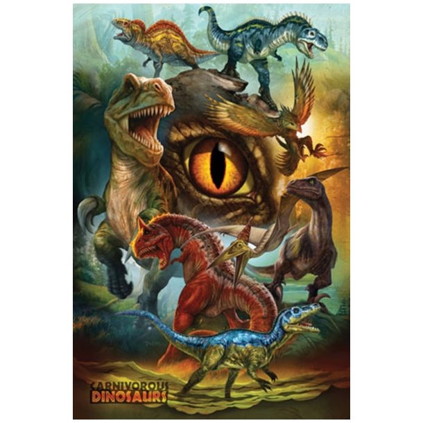 Dinosaur Carnivovous plakat