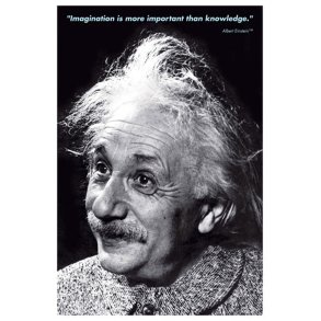 Einstein plakat, Imagination