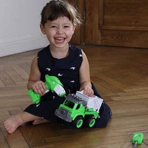 Skraldebil, byg selv m/lyd og fjernstyring