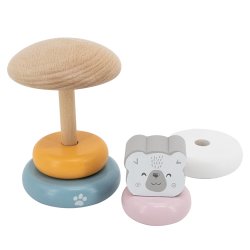 Stable-vippe isbj�rn p� pind