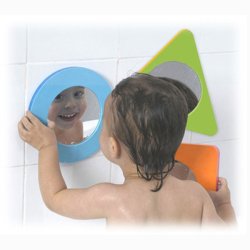 Spejle i geo former, 3pak. Lev. december