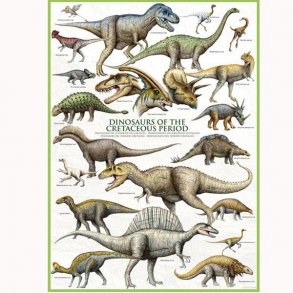 Dinosaur Creataceous plakat