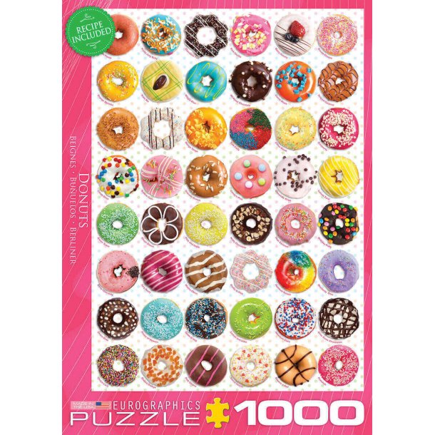 Donuts puslespil 1000