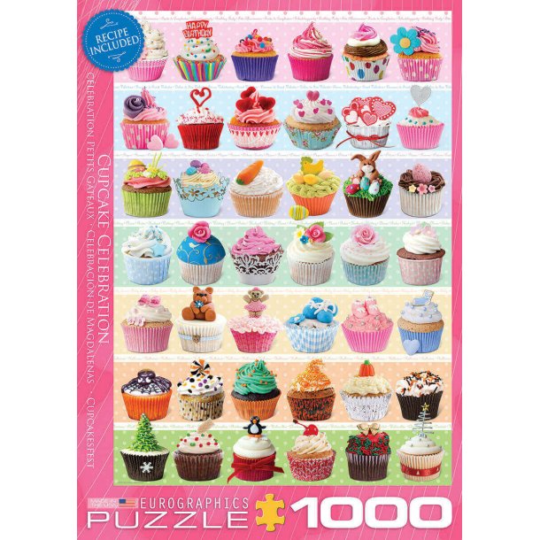 Cupcakes puslespil 1000