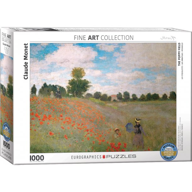 Monet, Poppy Field puslespil