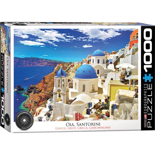 Oia, Santorini puslespil, 1000