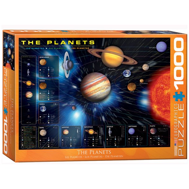 Planeter puslespil - 1000 brikker