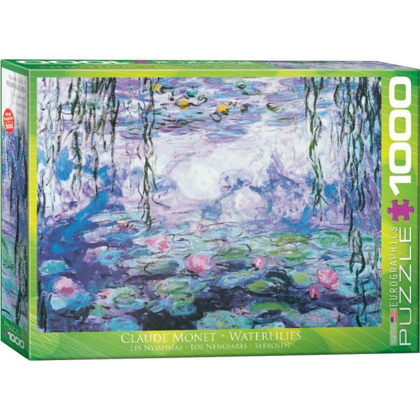Monet, Waterlillies puslespil