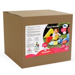 Edu-Colour 32 store skumklodser, 10,5 cm tykke