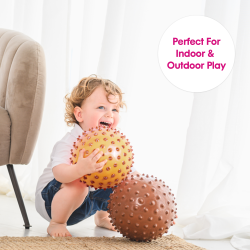 Sansebold prik Boho Chic lys brun - Coffee 18 cm