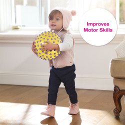 Sansebold prik Gul &amp; Lilla 18 cm 