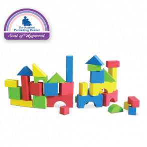 Edu-Colour skum klodser 80 styk 3,5 cm tykke