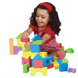 Edu-Colour skum klodser 80 styk 3,5 cm tykke