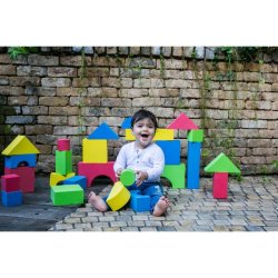 Edu-Colour 32 store skumklodser 7,6 cm