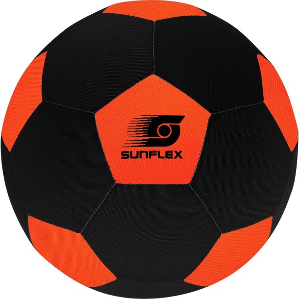 Fodbold, sort/ orange, neopren