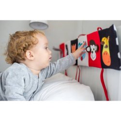 Sengerand, sort-hvid