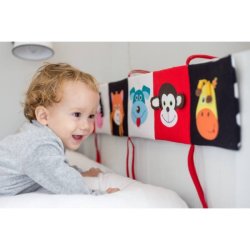 Sengerand, sort-hvid