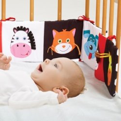 Sengerand, sort-hvid